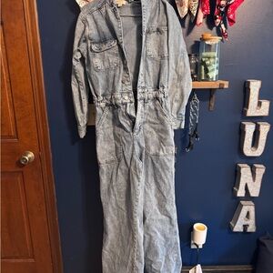 Women’s Light Blue Denim Jumpsuit